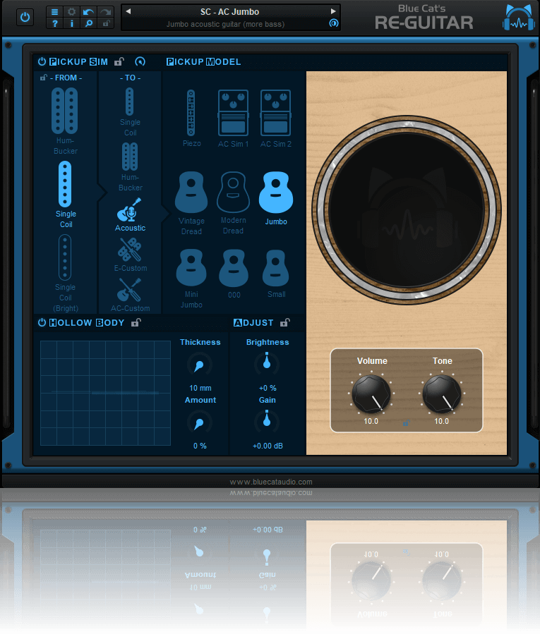 Re-Guitar - User Interface (Acoustic)
