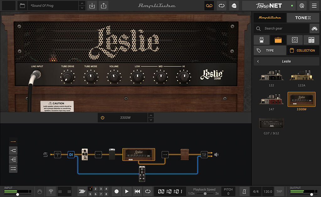 AmpliTube Leslie