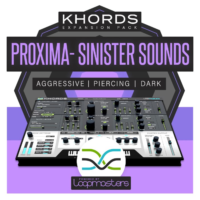 KHORDS Expansion Pack: Proxima Sinister Sounds - Square