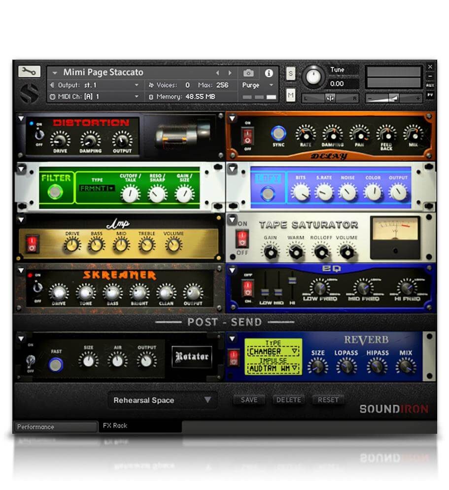 Mimi Page - User Interface 5 (FX Rack)