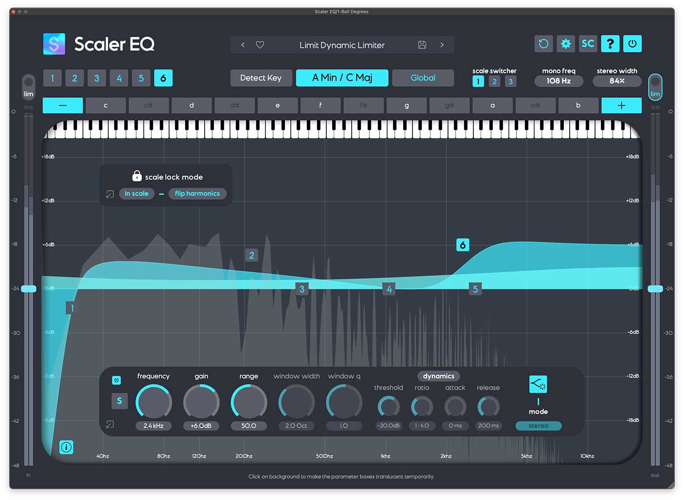 Scaler EQ - User Interface - Magic Shelf & Master
