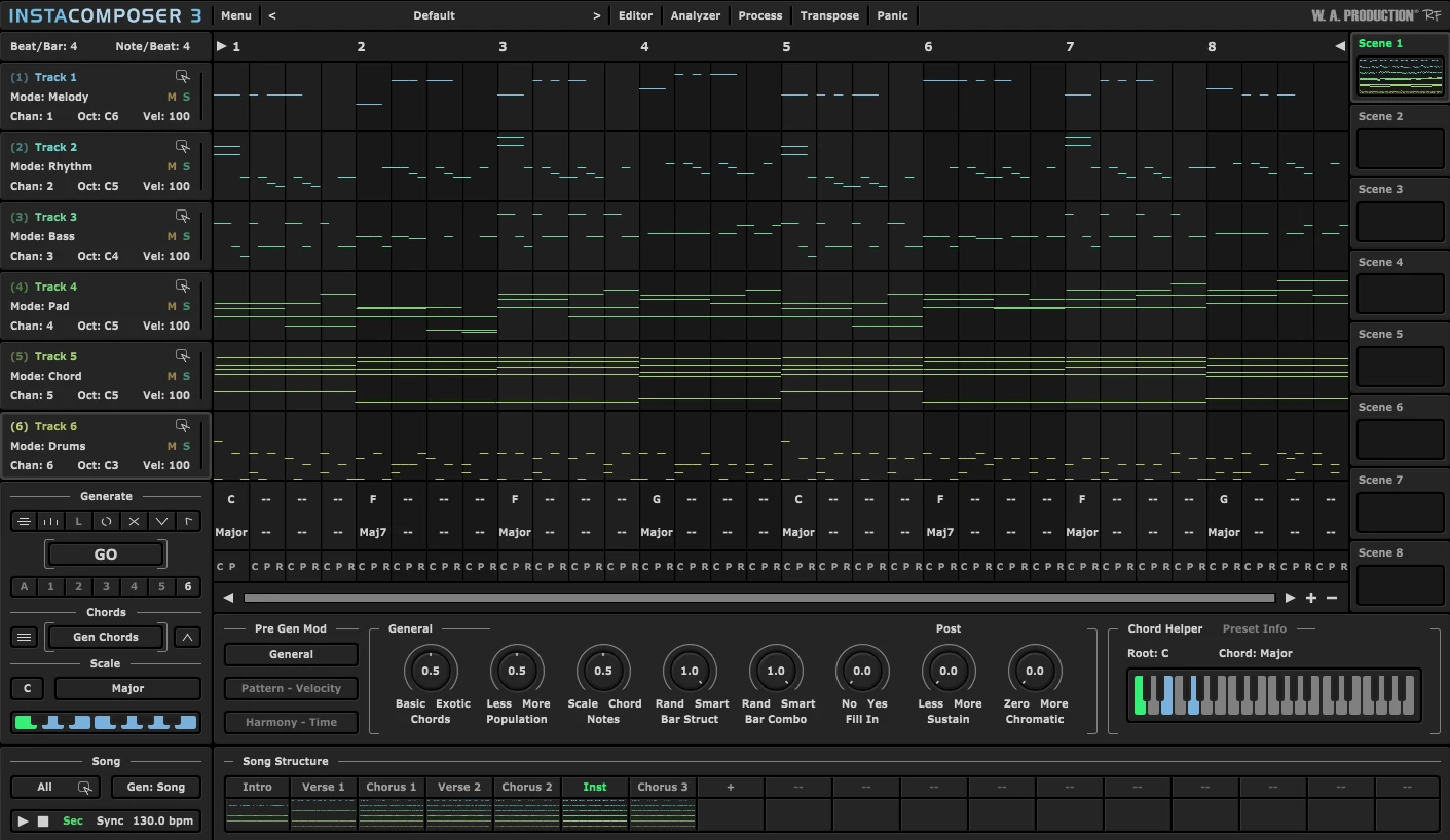 InstaComposer 3 - GUI