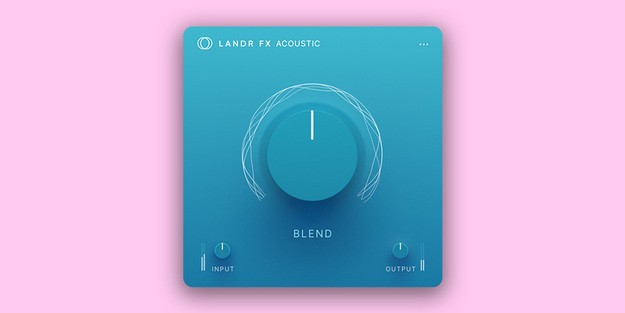 LANDR FX Acoustic interface