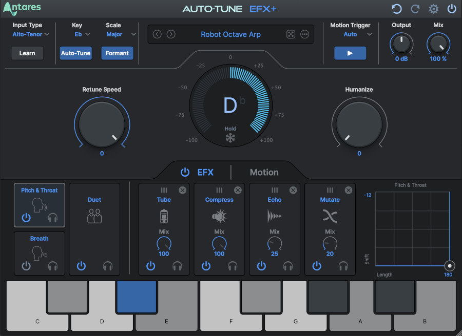 Auto-Tune EFX+ 10.0 - UI 1