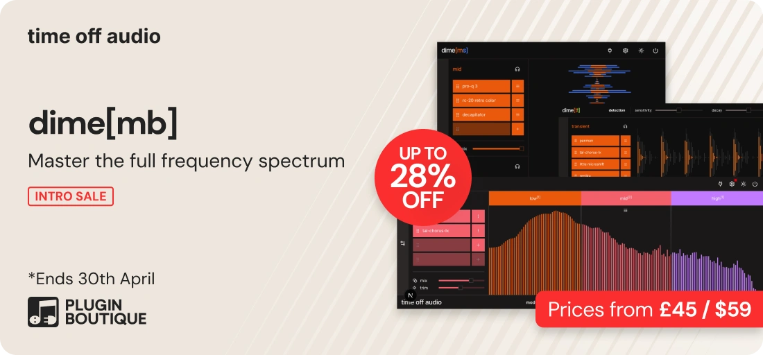 Time Off Audio dime[mb] Intro Sale