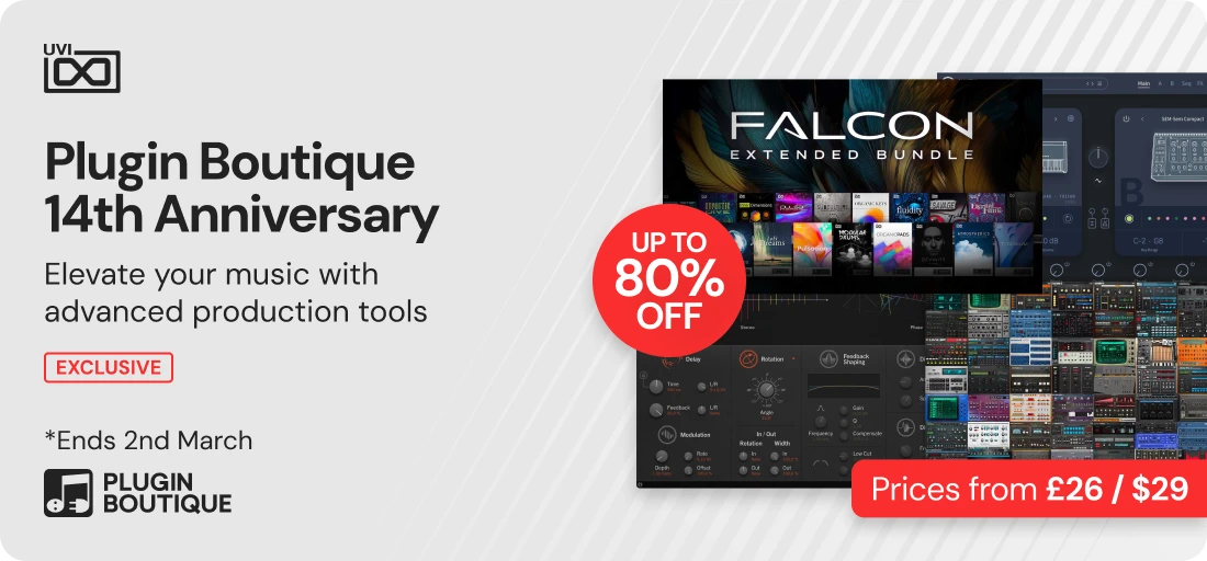 UVI x Plugin Boutique 14th Anniversary Sale (Exclusive)