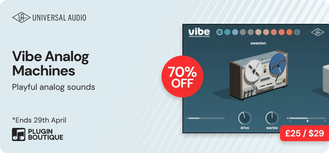 Universal Audio UAD Vibe Analog Machines Sale