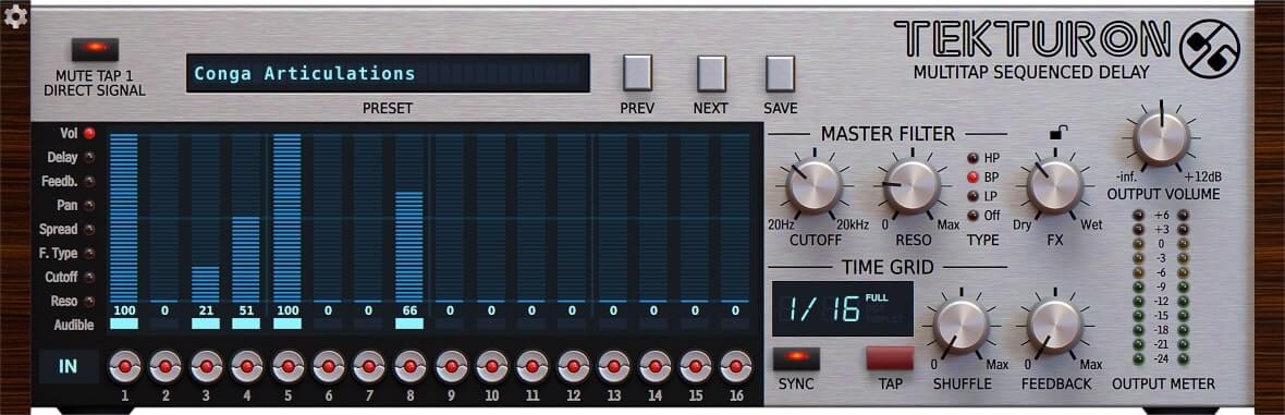 Tekturon - Main User Interface