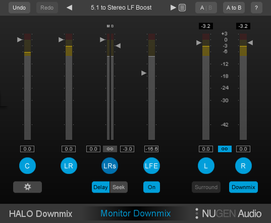 Halo Downmix | 5.1 Compact User Interface