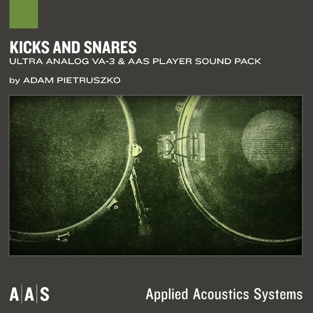 Kicks and Snares Ultra-Analog VA-3 Sound Bank interface