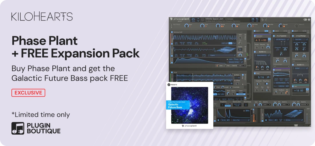 Kilohearts Phase Plant + FREE Expansion Sale (Exclusive)