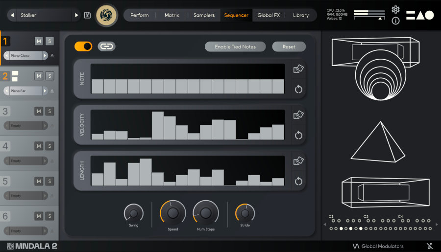 MNTRA Instruments Klavir - Sequencer