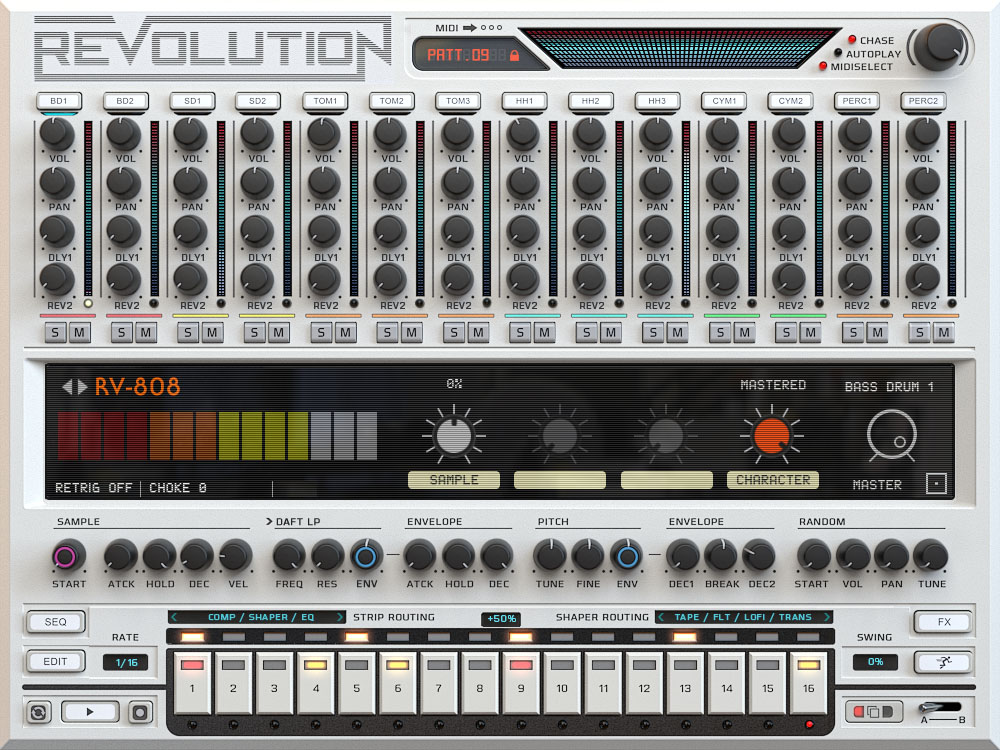 Wave Alchemy Revolution 808 UI Image