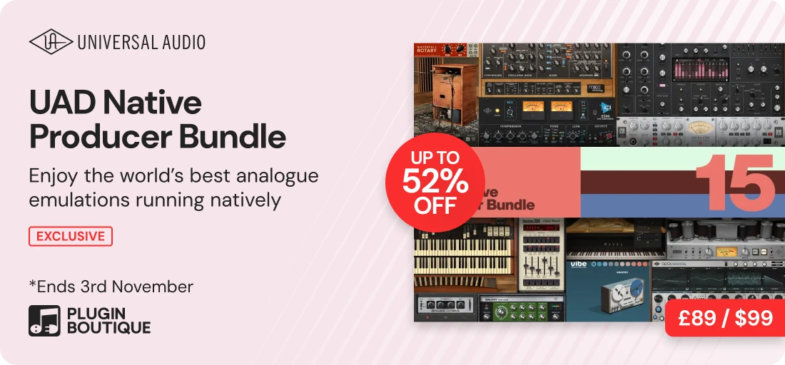 Universal Audio UAD Native Producer Bundle Black Friday Early Access Sale (Exclusive)