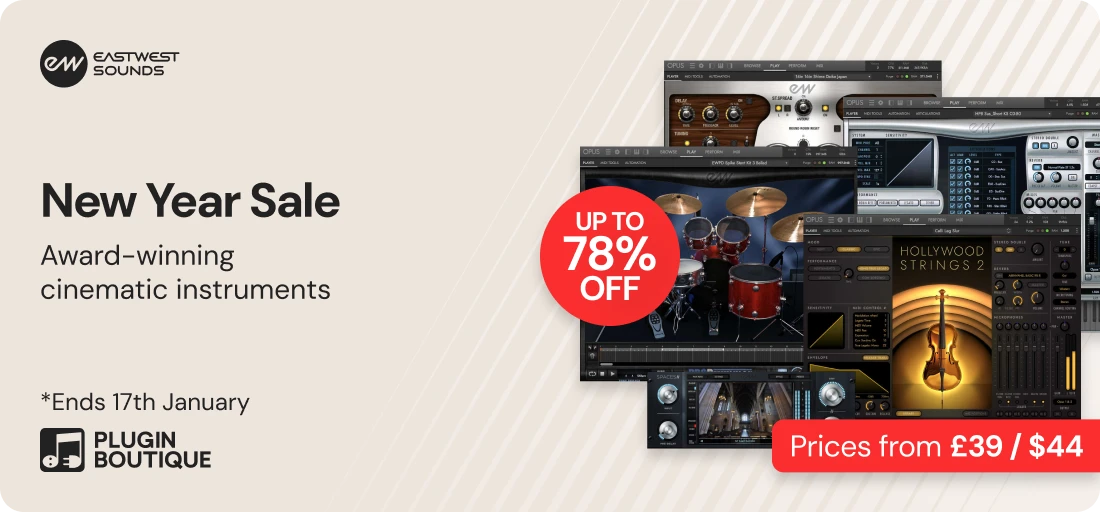 EastWest Sounds New Year Sale