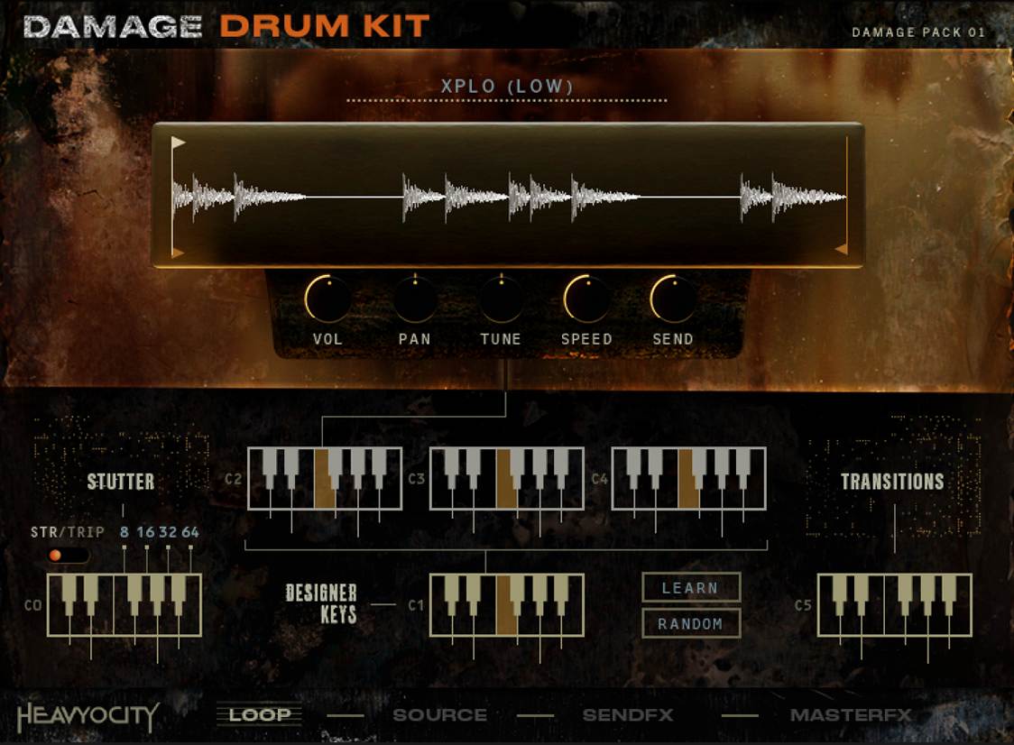 Heavyocity Damage Drum Kit - Loop View