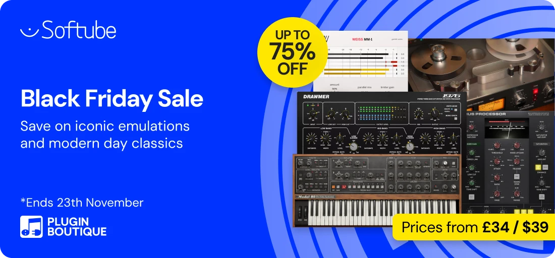 Softube Black Friday Week 3 Sale