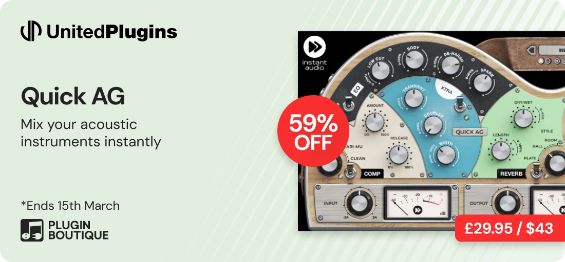 United Plugins Quick AG Plugin of the Week Sale