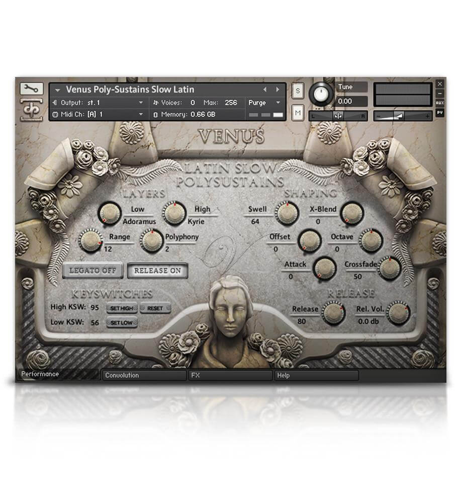 Soundiron Venus Symphonic Women's Choir - User Interface 1