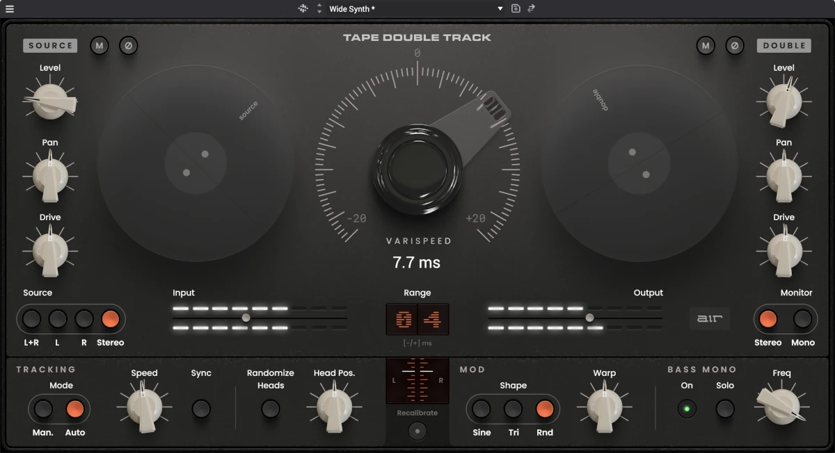 Tape Double Track - UI 4