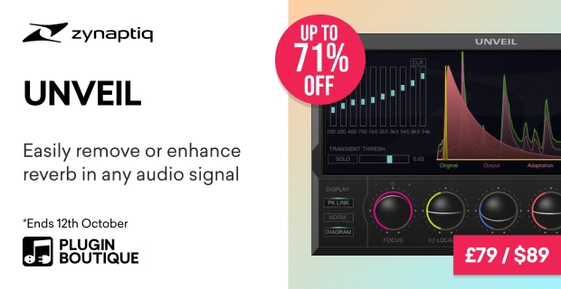 Zynaptiq UNVEIL Sale