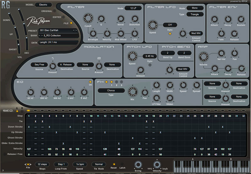  Rob Papen RG - User Interface