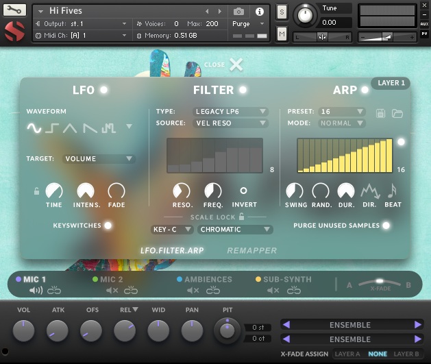 Soundiron Hi Fives - UI (Advanced View)