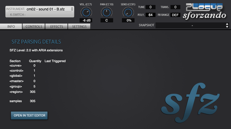 Cassette Mallets.02 for SFZ User Interface