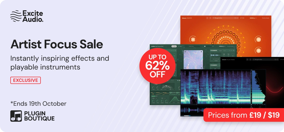 Excite Audio Artist Focus Sale (Exclusive)
