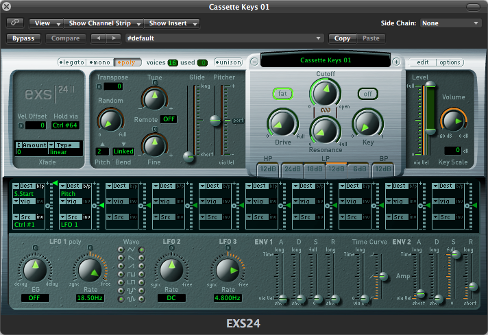 Cassette Keys.01 Logic GUI Image