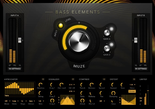 Muze Max - Bass Elements GUI