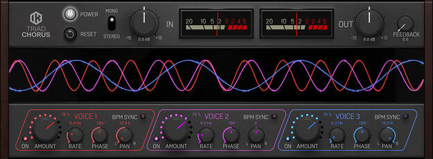 Triad Chorus interface