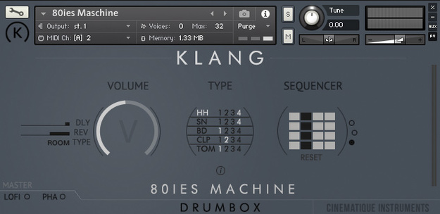 DRUMBOX: 80ies Machine