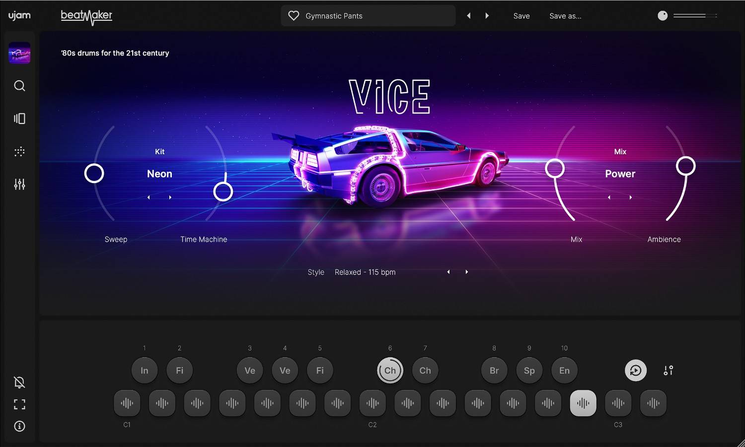 UJAM VICE - User Interface