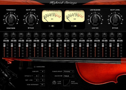 Muze Max - Hybrid Strings GUI