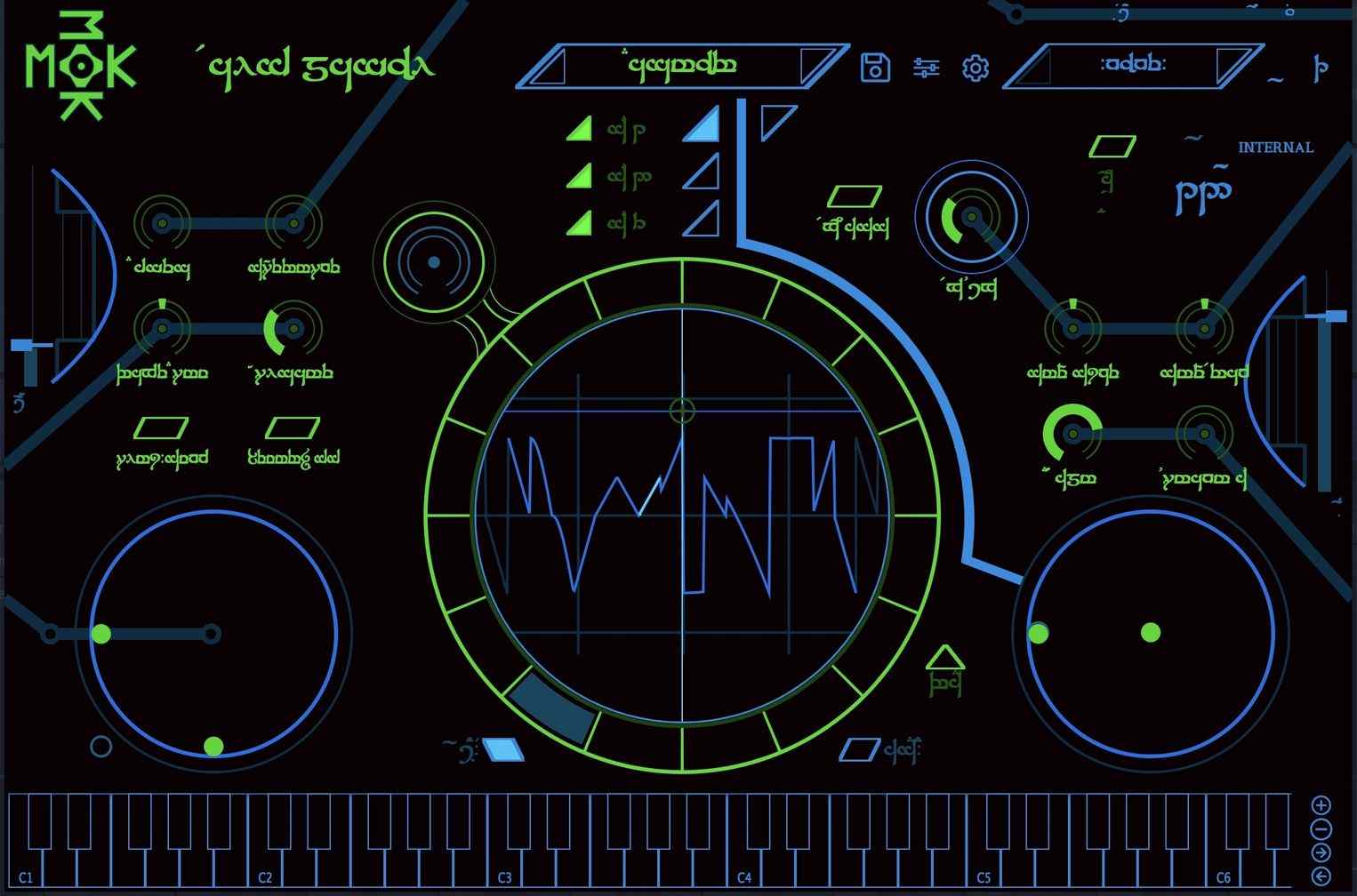 Tracktion MOK Waverazor - Language GUI