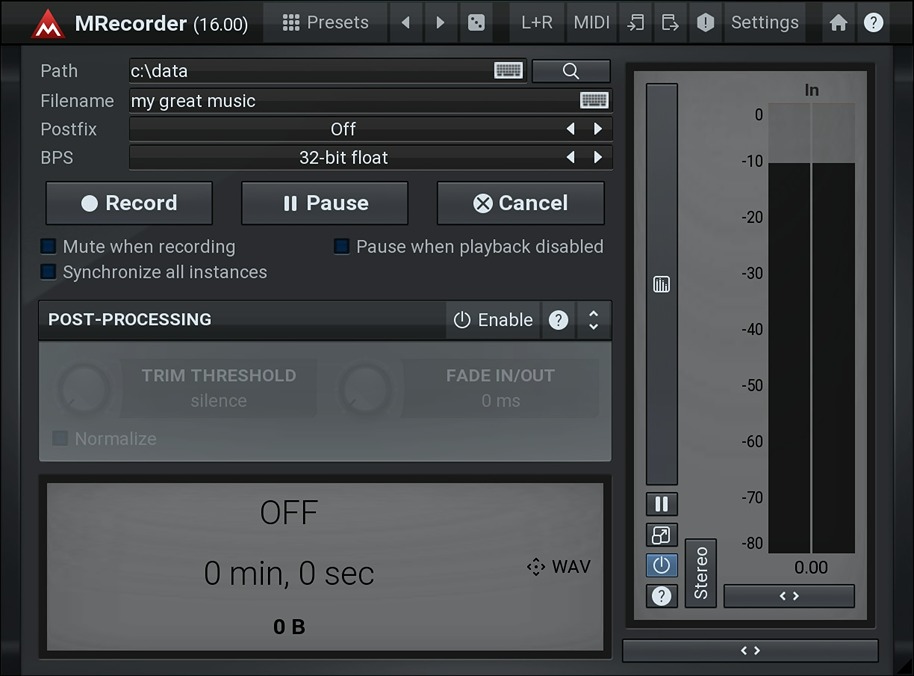 MRecorder UI Image 2