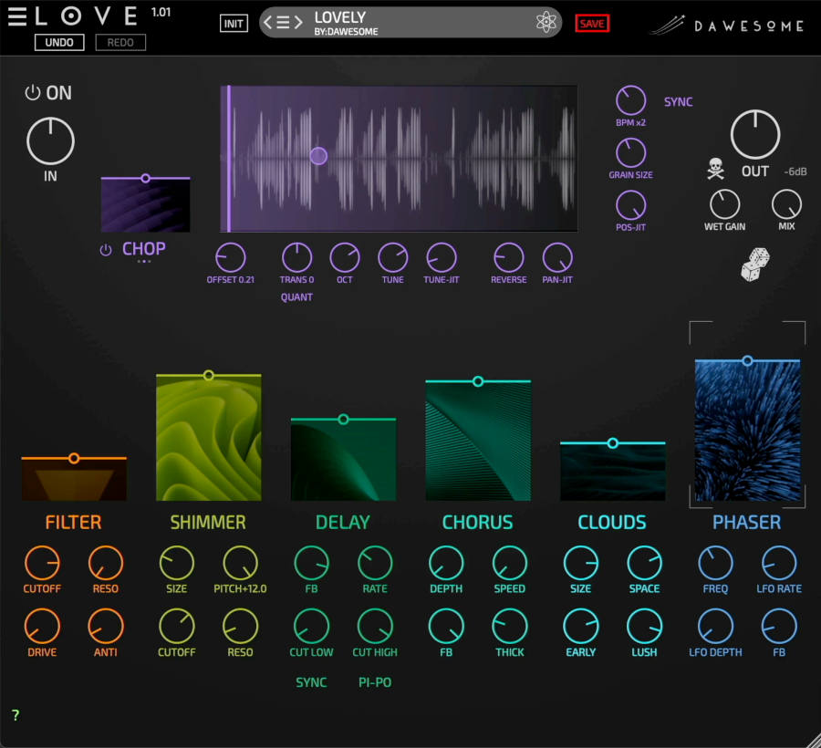 Tracktion LOVE - GUI 2