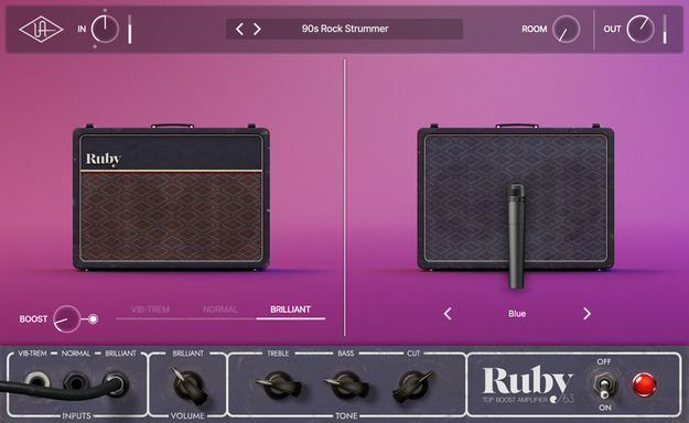 Buy UAD Ruby '63 Top Boost Amp | Amp Simulator | Plugin Boutique