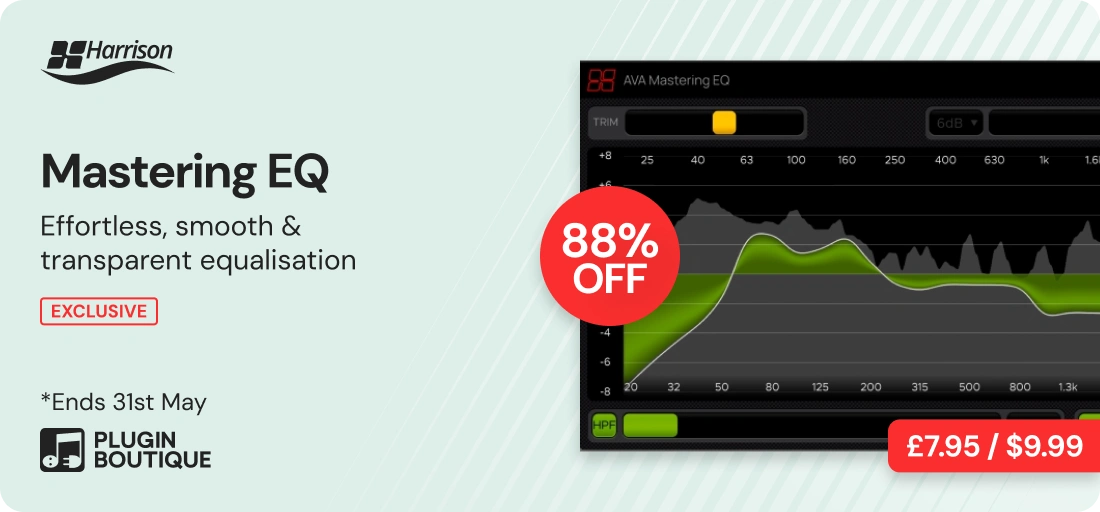Harrison Consoles Mastering EQ 'Mastering Month' Sale (Exclusive)