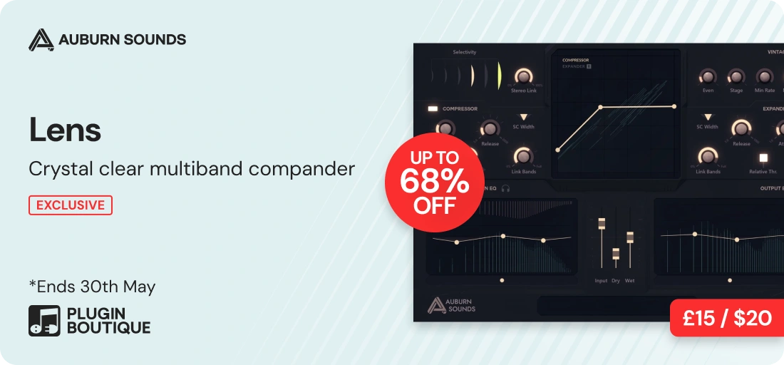 Auburn Sounds Lens Mastering Month Sale (Exclusive)