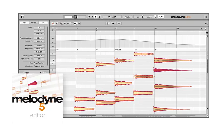 Celemony Melodyne Editor