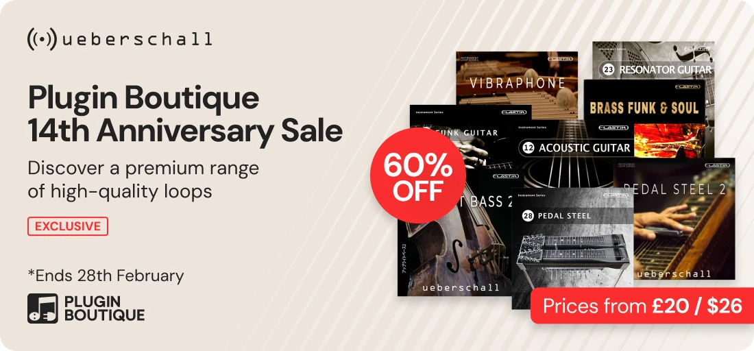 Ueberschall x Plugin Boutique 14th Anniversary Sale (Exclusive)