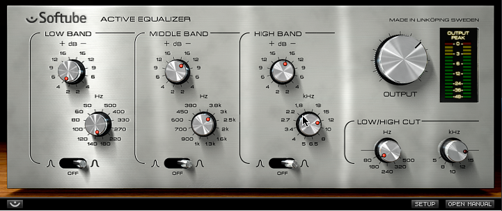 Active Equalizer User Interface