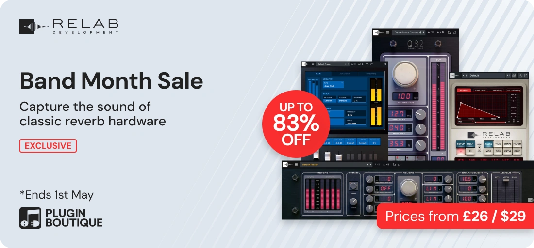 Relab Development Reverbs Band Month Sale (Exclusive)