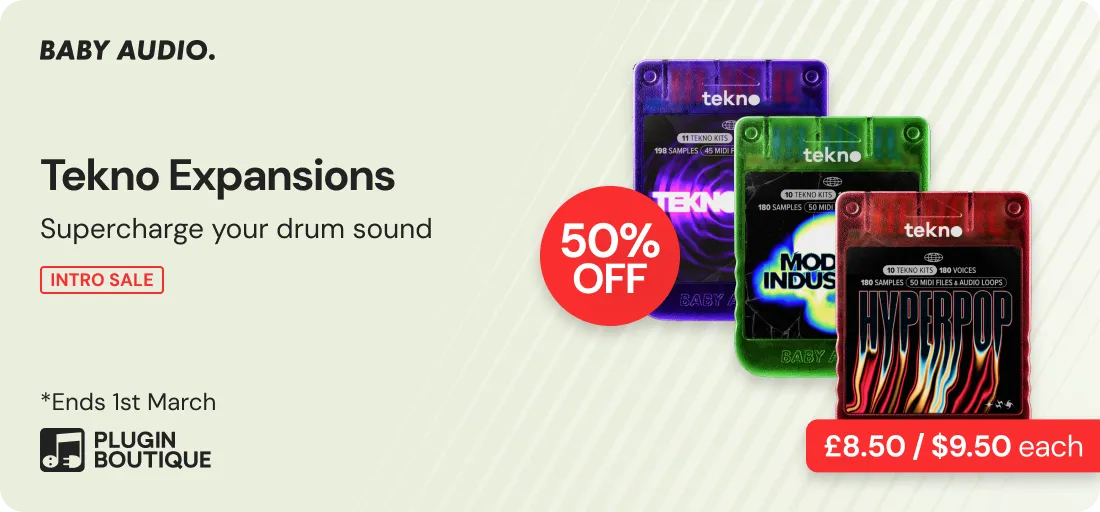 Baby Audio Tekno Expansions Intro Sale