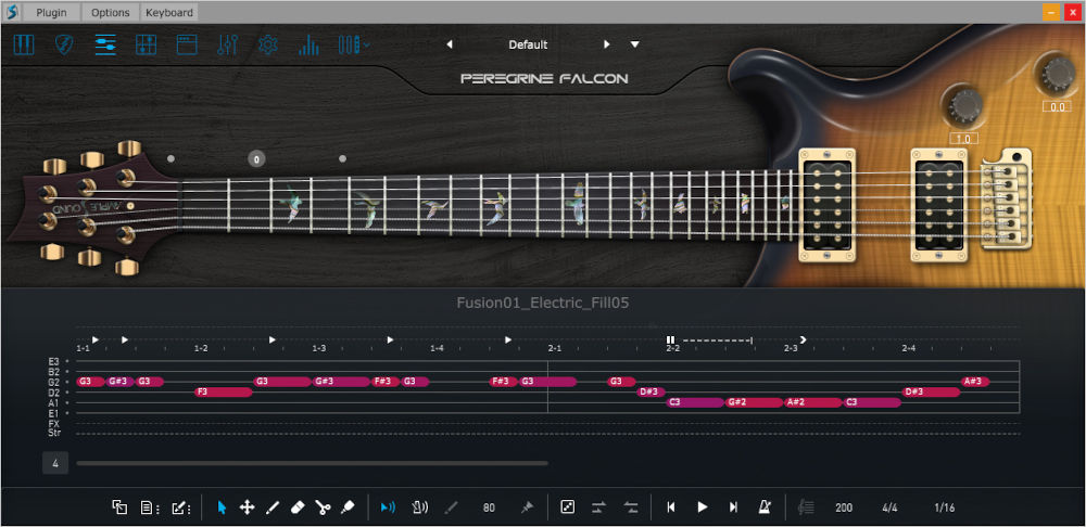 Ample Guitar Peregrine Falcon - UI 3