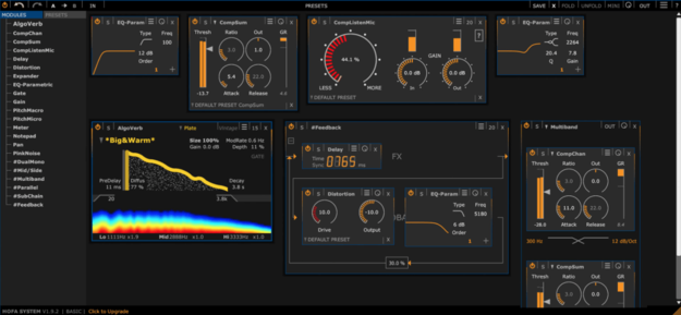 HOFA System Basic interface