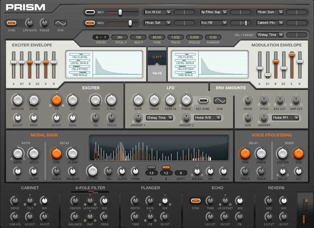 Reaktor Prism interface
