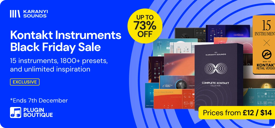 Karanyi Sounds Kontakt Instruments Black Friday Sale (Exclusive)